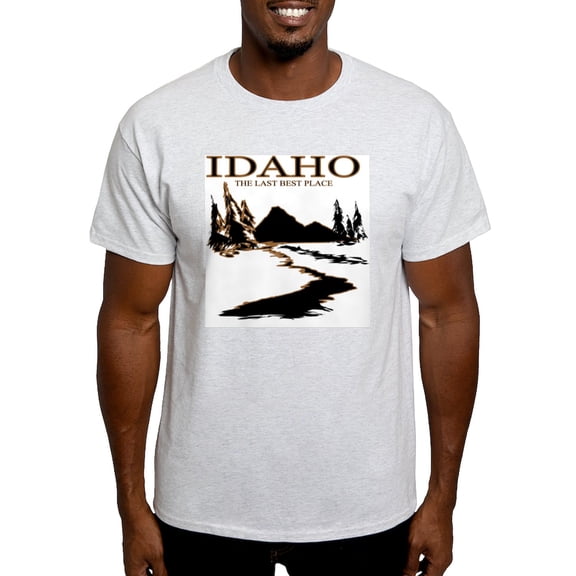 CafePress - Idaho The Last Best Place Light T Shirt - Men's Classic Graphic T-Shirt