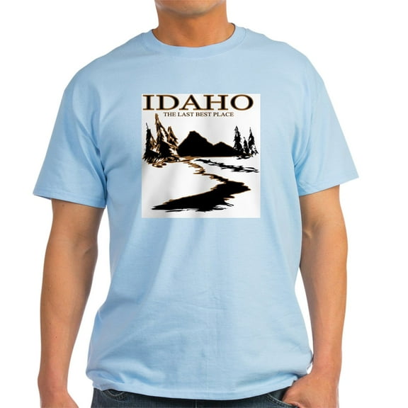 CafePress - Idaho The Last Best Place Light T Shirt - Men's Classic Graphic T-Shirt