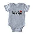 thumbnail image 1 of CafePress - Idaholoves - Cute Infant Baby Football Bodysuit, 1 of 3