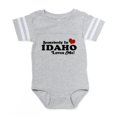 thumbnail image 1 of CafePress - Idaholoves - Cute Infant Baby Football Bodysuit, 1 of 3
