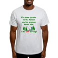 thumbnail image 1 of CafePress - If A Man Speaks In The Forest T Shirt - Men's Classic Graphic T-Shirt, 1 of 4