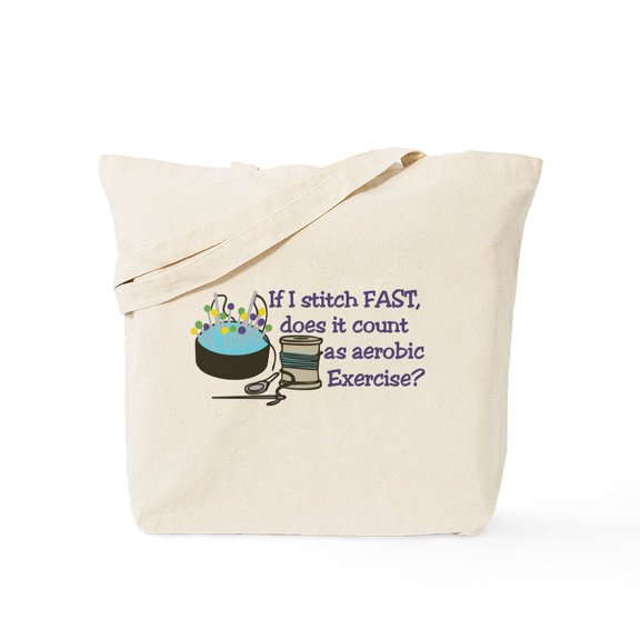CafePress - If I Stitch Fast... Tote Bag - Unisex Canvas Tote Bag, Beige, 1-Piece