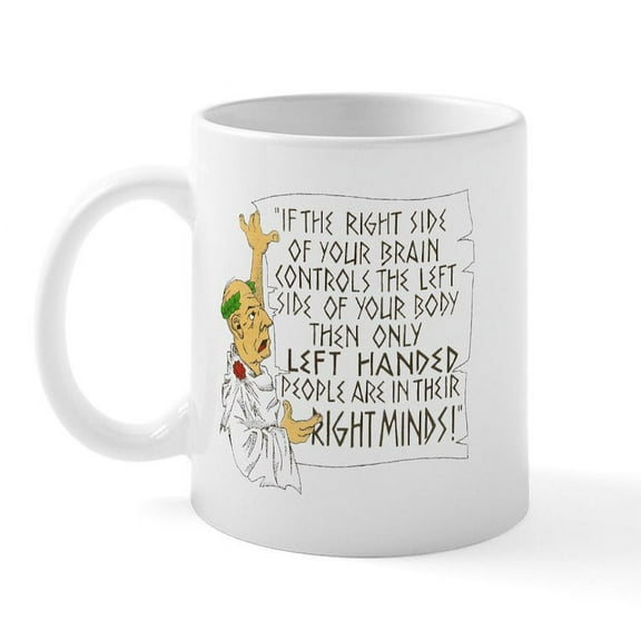 CafePress - If LEFT HANDED Peop Mug - 11 oz Ceramic Mug - Novelty Coffee Tea Cup