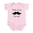 thumbnail image 1 of CafePress - If You Mustache Im One Body Suit - Baby Light Bodysuit, Size Newborn - 24 Months, 1 of 4