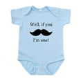 thumbnail image 1 of CafePress - If You Mustache Im One Body Suit - Baby Light Bodysuit, Size Newborn - 24 Months, 1 of 4
