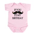 thumbnail image 1 of CafePress - If You Mustache...It's My Birthday Body Suit - Baby Light Bodysuit, Size Newborn - 24 Months, 1 of 4