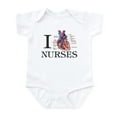 thumbnail image 1 of CafePress - Iheartnurses Body Suit - Baby Light Bodysuit, Size Newborn - 24 Months, 1 of 4