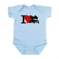 thumbnail image 1 of CafePress - Iheartsprints Infant Bodysuit - Baby Light Bodysuit, Size Newborn - 24 Months, 1 of 4