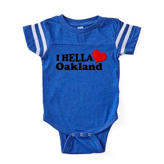 CafePress - Ihella - Cute Infant Baby Football Bodysuit