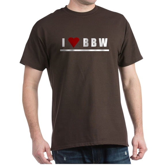 CafePress - Ilovebbwwhite T Shirt - Men's Classic Graphic Cotton T-Shirt