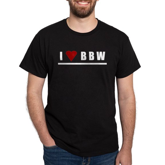 CafePress - Ilovebbwwhite T Shirt - Men's Classic Graphic Cotton T-Shirt