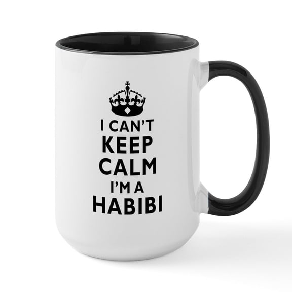 CafePress - Im A Habibi Mugs - 15 oz Ceramic Large White Novelty Mug