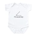 thumbnail image 1 of CafePress - Im Acute Boy Body Suit - Baby Light Bodysuit, Size Newborn - 24 Months, 1 of 4