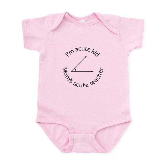 CafePress - Im Acute Kid Moms Acute Teacher Body Suit - Baby Light Bodysuit, Size Newborn - 24 Months