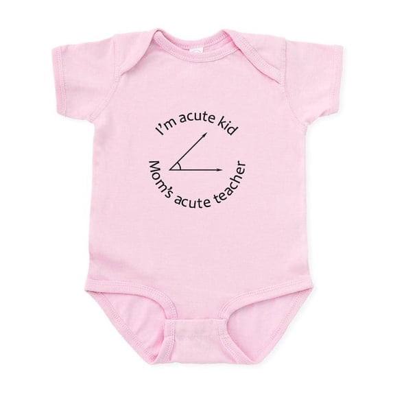 CafePress - Im Acute Kid Moms Acute Teacher Body Suit - Baby Light Bodysuit, Size Newborn - 24 Months