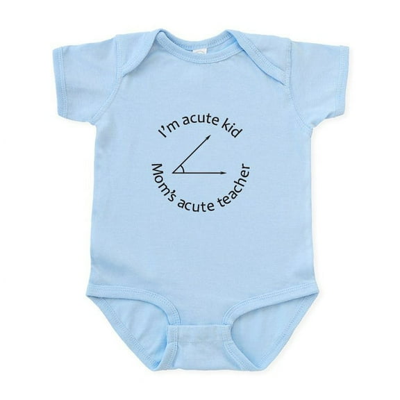 CafePress - Im Acute Kid Moms Acute Teacher Body Suit - Baby Light Bodysuit, Size Newborn - 24 Months