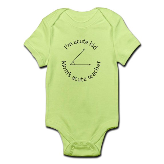 CafePress - Im Acute Kid Moms Acute Teacher Body Suit - Baby Light Bodysuit