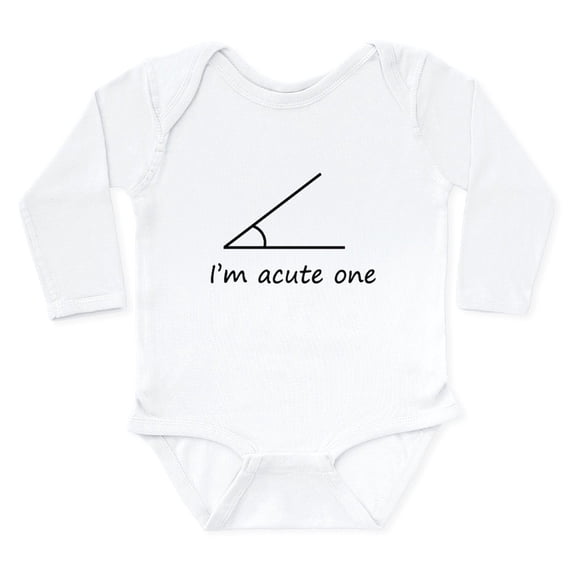 CafePress - Im Acute One Body Suit - Long Sleeve Cotton Baby Bodysuit
