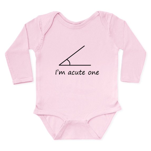 CafePress - Im Acute One Body Suit - Long Sleeve Cotton Baby Bodysuit