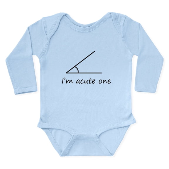CafePress - Im Acute One Body Suit - Long Sleeve Cotton Baby Bodysuit