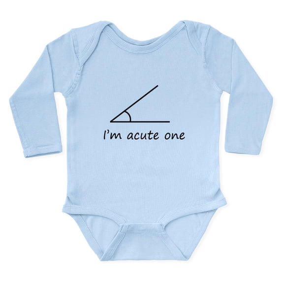 CafePress - Im Acute One Body Suit - Long Sleeve Cotton Baby Bodysuit