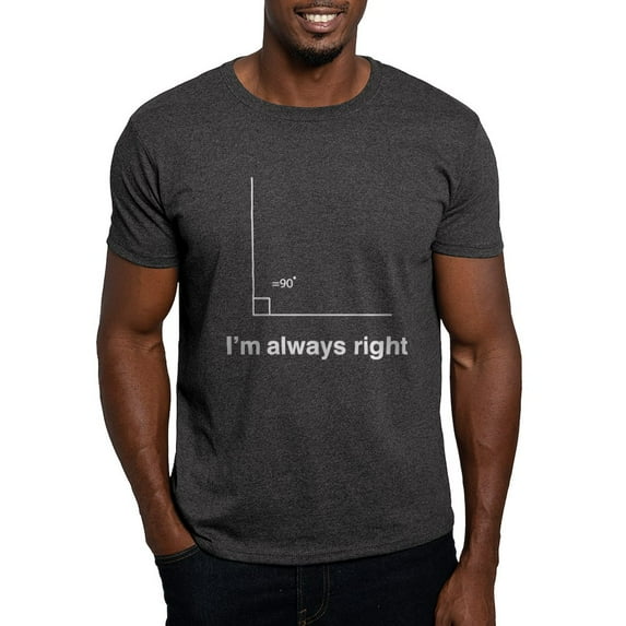 CafePress - Im Always Right T Shirt - Men's Classic Graphic Cotton T-Shirt