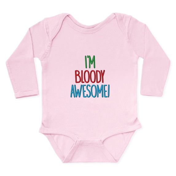 CafePress - Im Bloody Awesome! Body Suit - Long Sleeve Cotton Baby Bodysuit