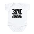 thumbnail image 1 of CafePress - Im Cute Havent You Seen My Grandpa Body Suit - Baby Light Bodysuit, Size Newborn - 24 Months, 1 of 4