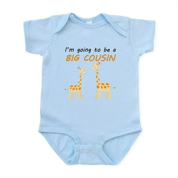 CafePress - Im Going To Be A Big Cousin Body Suit - Baby Light Bodysuit, Size Newborn - 24 Months