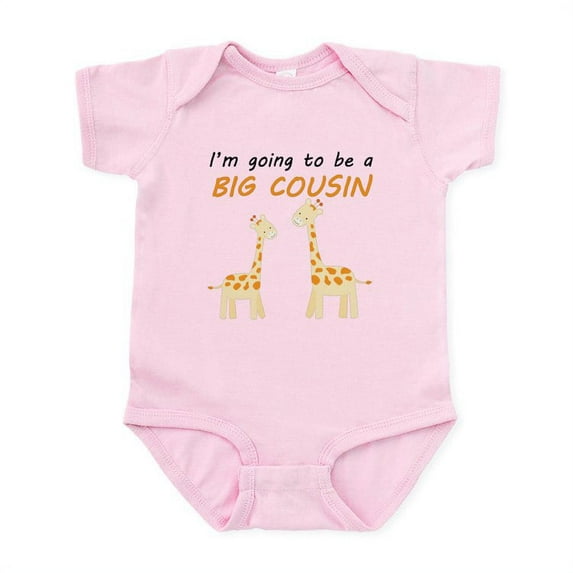 CafePress - Im Going To Be A Big Cousin Body Suit - Baby Light Bodysuit, Size Newborn - 24 Months