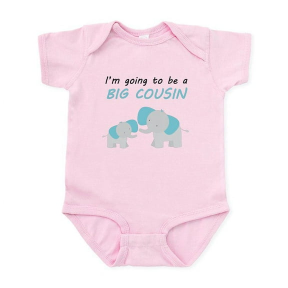 CafePress - Im Going To Be A Big Cousin Body Suit - Baby Light Bodysuit, Size Newborn - 24 Months