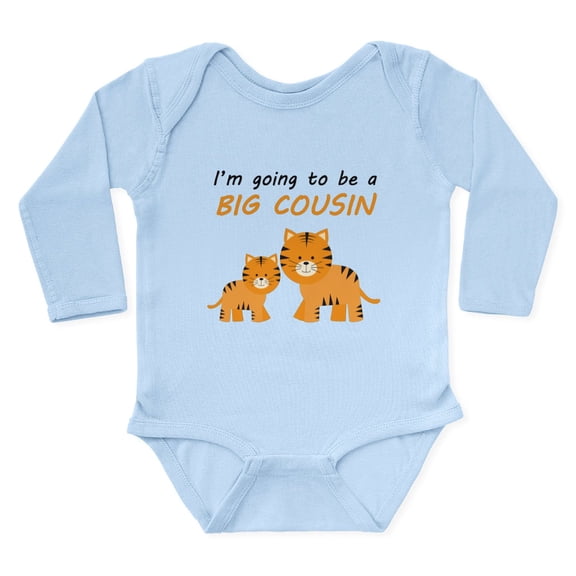 CafePress - Im Going To Be A Big Cousin Body Suit - Long Sleeve Cotton Baby Bodysuit