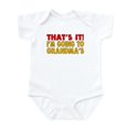 thumbnail image 1 of CafePress - Im Going To Grandmas Body Suit - Baby Light Bodysuit, Size Newborn - 24 Months, 1 of 4