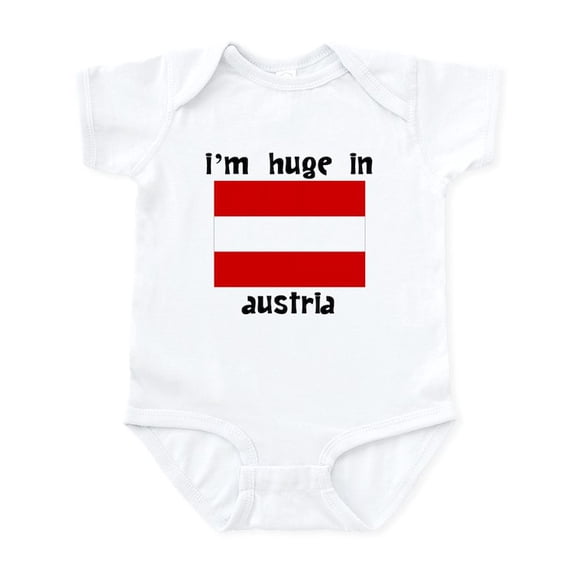 CafePress - Im Huge In Austria Body Suit - Baby Light Bodysuit, Size Newborn - 24 Months