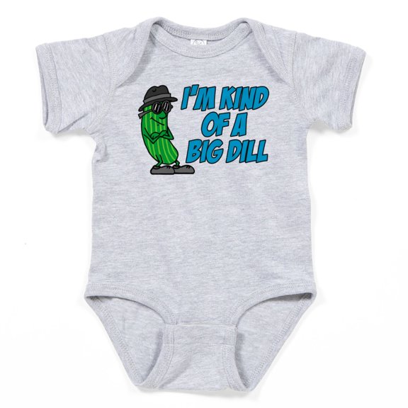 CafePress - Im Kind Of A Big Dill - Cute Infant Bodysuit Baby Romper - Size Newborn - 24 Months