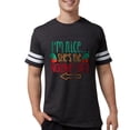 thumbnail image 1 of CafePress - Im Nice She's Naughty Elf Ha T Shirt - Mens Football Shirt, 1 of 4