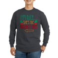thumbnail image 1 of CafePress - Im Nice She's Naughty Elf Hat Long Sleeve T Shirt - Long Sleeve Dark T-Shirt, 1 of 3