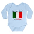 thumbnail image 1 of CafePress - Im Not Loud Im Italian Body Suit - Long Sleeve Cotton Baby Bodysuit, 1 of 4