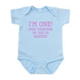 thumbnail image 1 of CafePress - Im One Stop Counting My Age In Months Body Suit - Baby Light Bodysuit, Size Newborn - 24 Months, 1 of 4