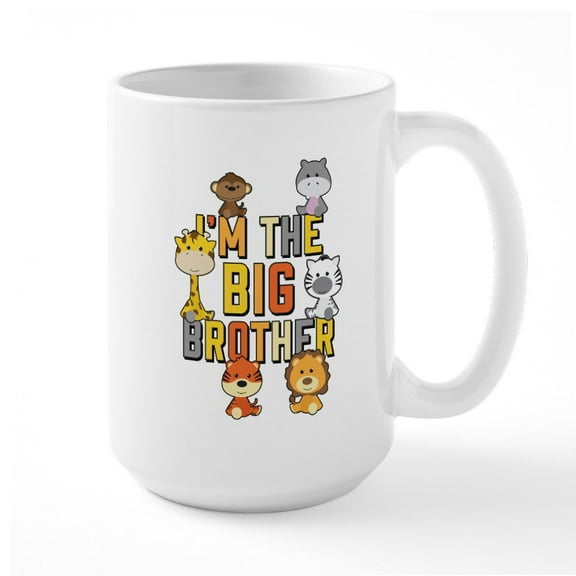 CafePress - Im The Big Brother Mugs - 15 oz Ceramic Large White Novelty Mug