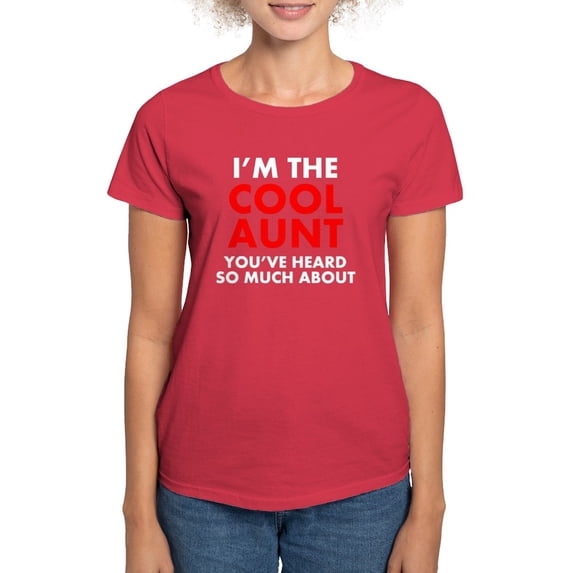CafePress - Im The Cool Aunt T Shirt - Women's Traditional Fit Dark T-Shirt