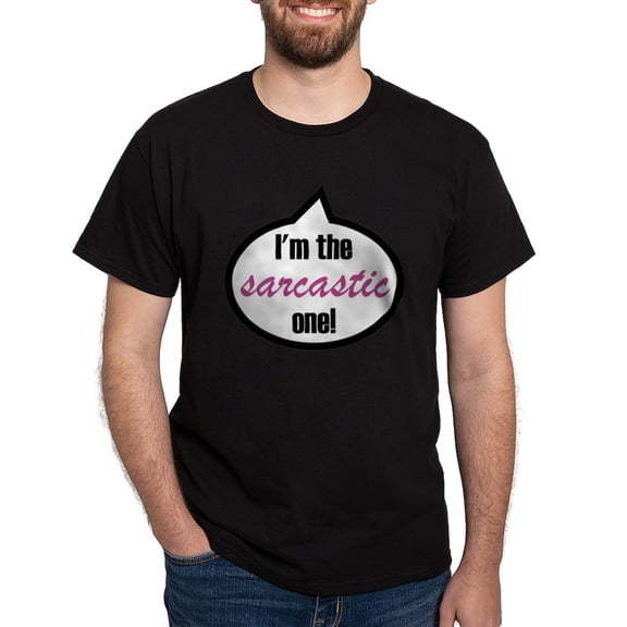 CafePress - Im_The_Sarcastic Dark T Shirt - Men's Classic Graphic Cotton T-Shirt