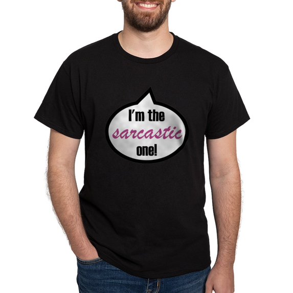 CafePress - Im_The_Sarcastic Dark T Shirt - Men's Classic Graphic Cotton T-Shirt