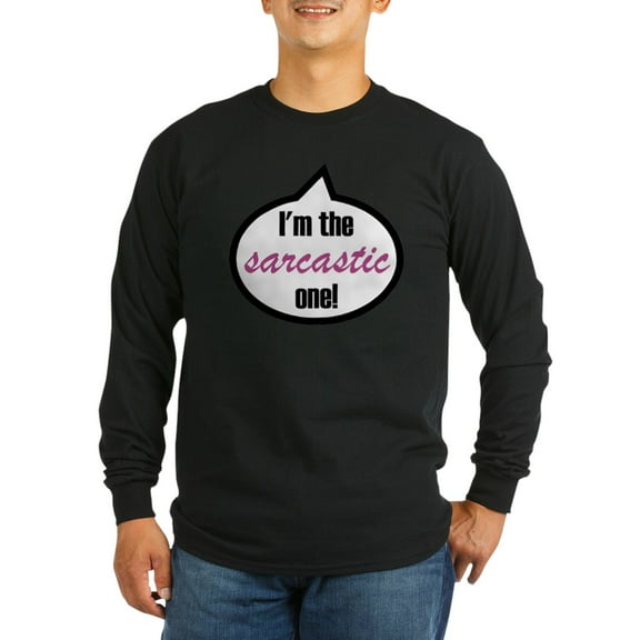 CafePress - Im_The_Sarcastic Long Sleeve Dark T Shirt - Long Sleeve Dark T-Shirt