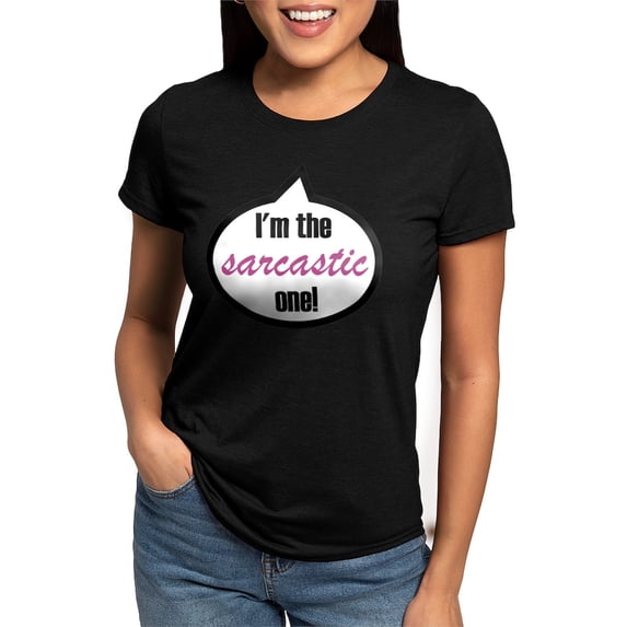 CafePress - Im_The_Sarcastic Women's Deluxe T Shirt - Womens Tri-blend T-Shirt