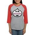 thumbnail image 1 of CafePress - Im_The_Sarcastic - Womens Baseball Tee, 1 of 4