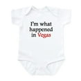 thumbnail image 1 of CafePress - Im What Happened In Vegas Body Suit - Baby Light Bodysuit, Size Newborn - 24 Months, 1 of 4
