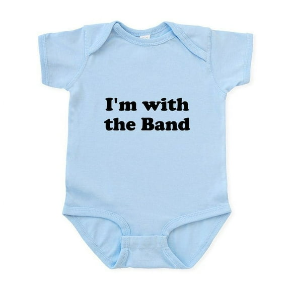 CafePress - Im With The Band Body Suit - Baby Light Bodysuit, Size Newborn - 24 Months