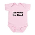 thumbnail image 1 of CafePress - Im With The Band Body Suit - Baby Light Bodysuit, Size Newborn - 24 Months, 1 of 4