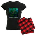 thumbnail image 1 of CafePress - Image1 Pajamas - Women's Short Sleeve Print T-Shirt and Pants Dark Cotton Pajama Set, 1 of 7